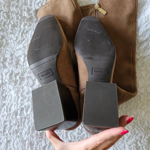 Blondo Tenor Womens Knee High Boots Tan sz 10 - Picture 10 of 14